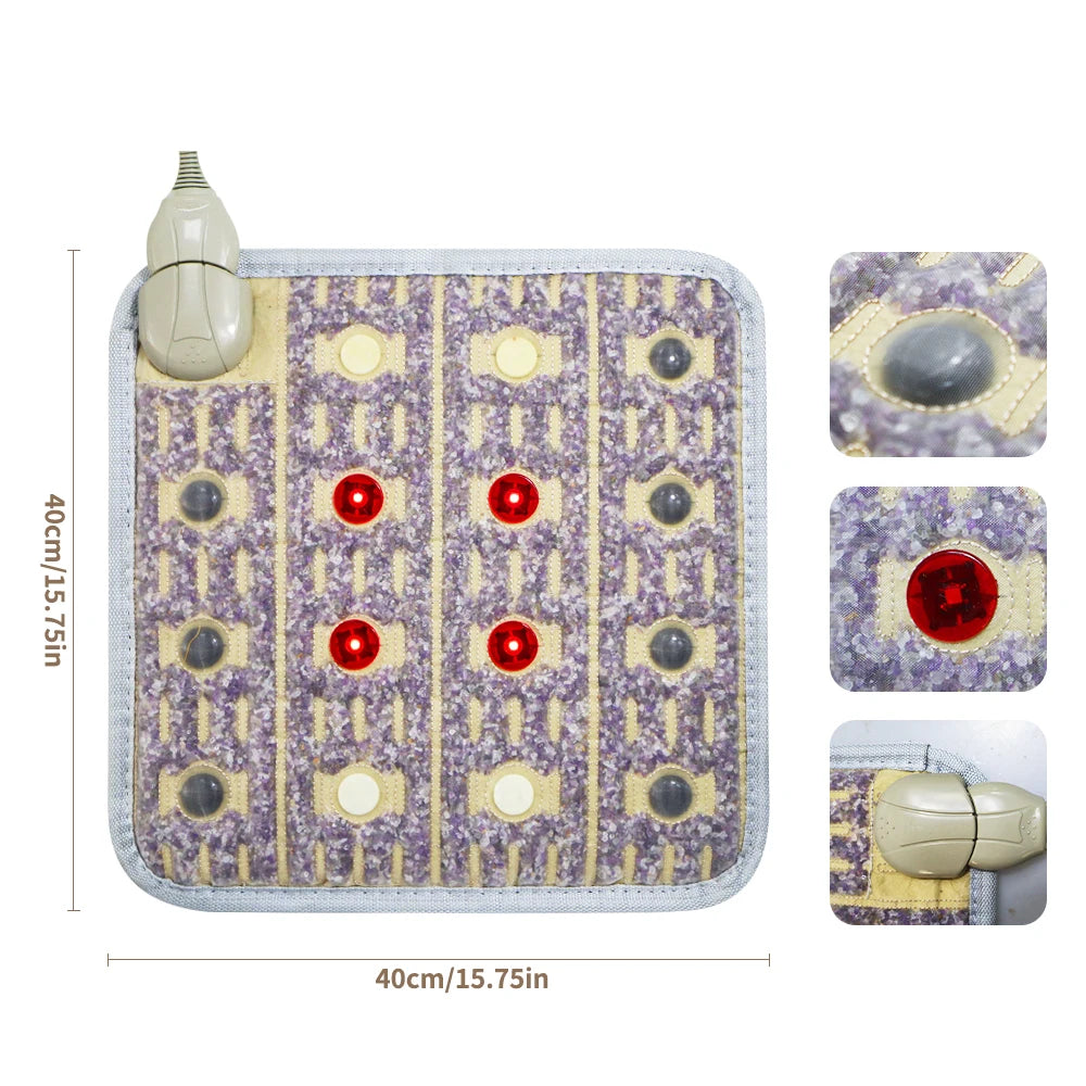 MagCellapy PEMF Jade Massage Cushion – Red Light & Hot Compress Therapy