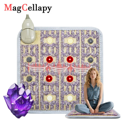 MagCellapy PEMF Jade Massage Cushion – Red Light & Hot Compress Therapy