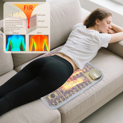 MagCellapy PEMF Jade Massage Cushion – Red Light & Hot Compress Therapy