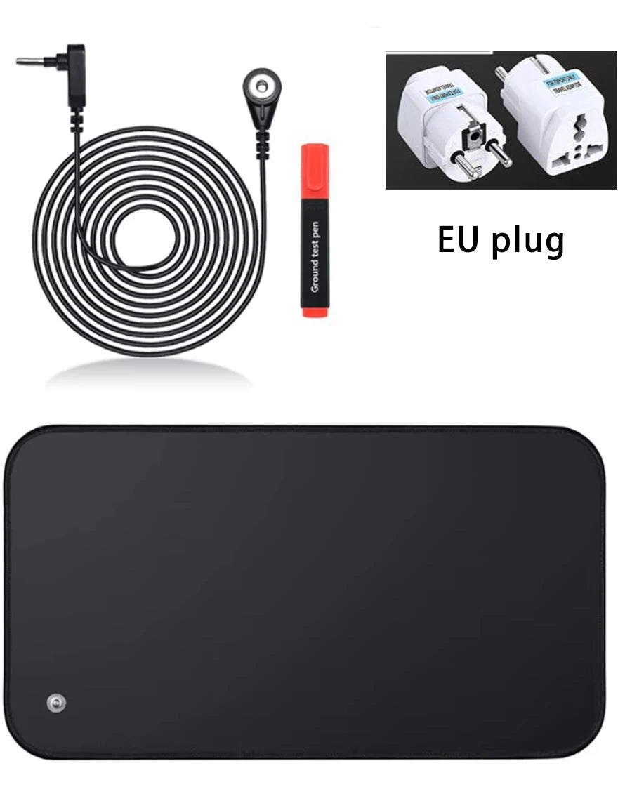 Earthing Grounding Mat – 30×60cm Desk Pad for Better Sleep, Circulation & Pain Relief