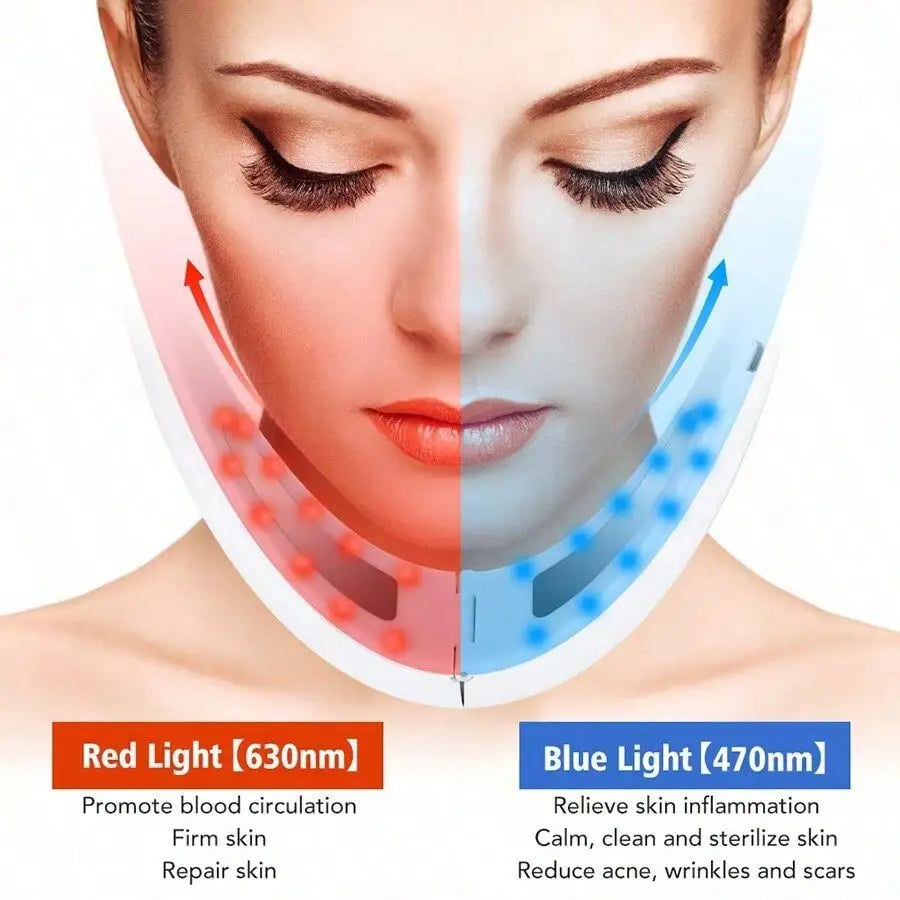 Electric V-Facial Beauty Massager with LCD Display