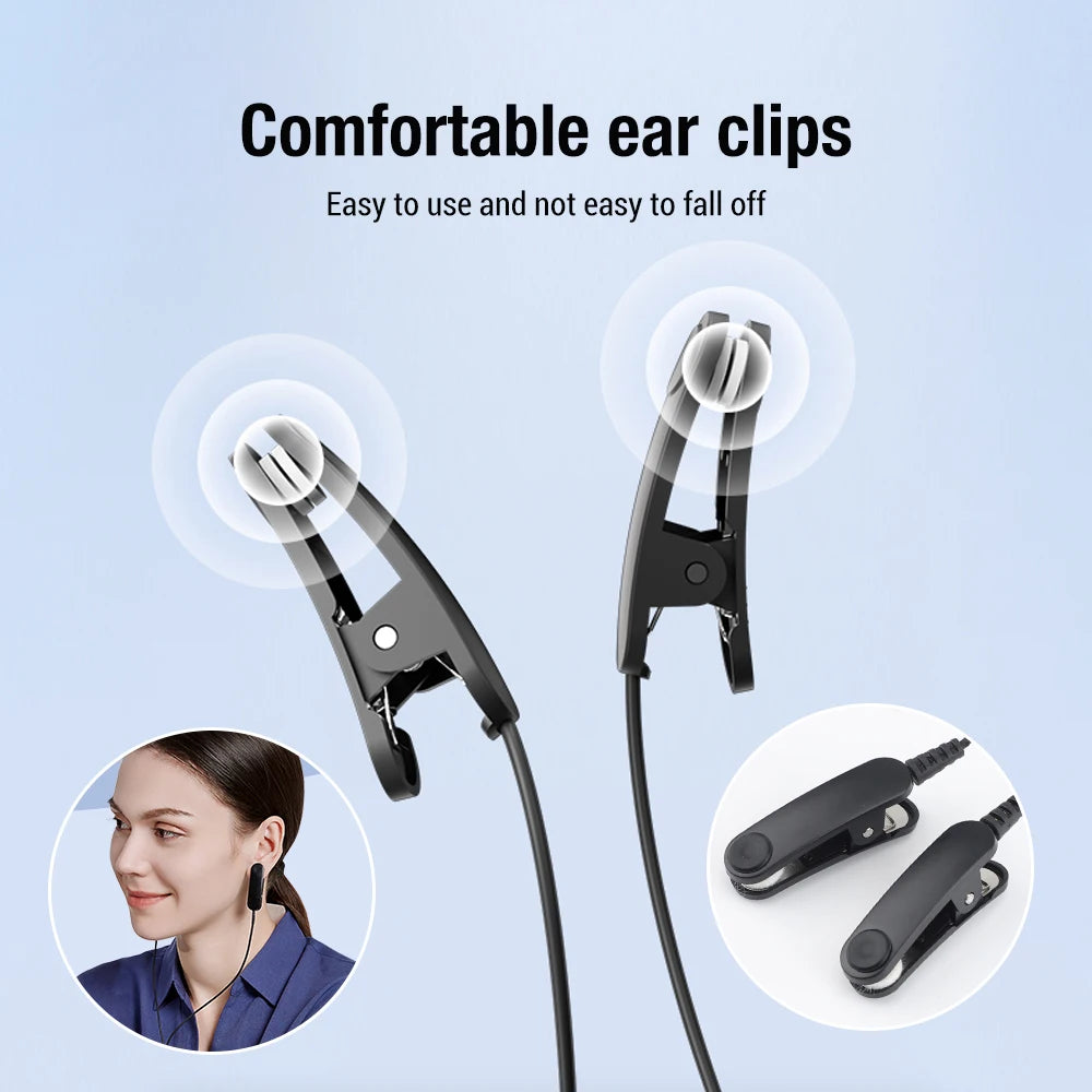 Hailicare CES Sleep Aid – Ear Clip & Handheld for Insomnia & Anxiety Relief