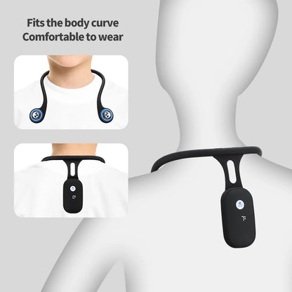 QIUGUO Smart Posture Corrector – Real-Time Vibration Reminder for Adults & Kids