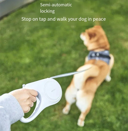 PETKIT Colorful Retractable Pet Leash 4M – Dogs & Cats
