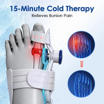 Adjustable Bunion Corrector with Cooling Pad – Orthopedic Toe Straightener