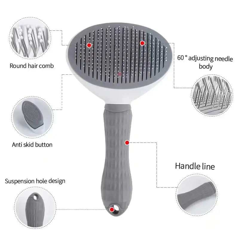 Pet Hair Remover Brush for Dogs & Cats Grooming