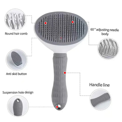 Pet Hair Remover Brush for Dogs & Cats Grooming