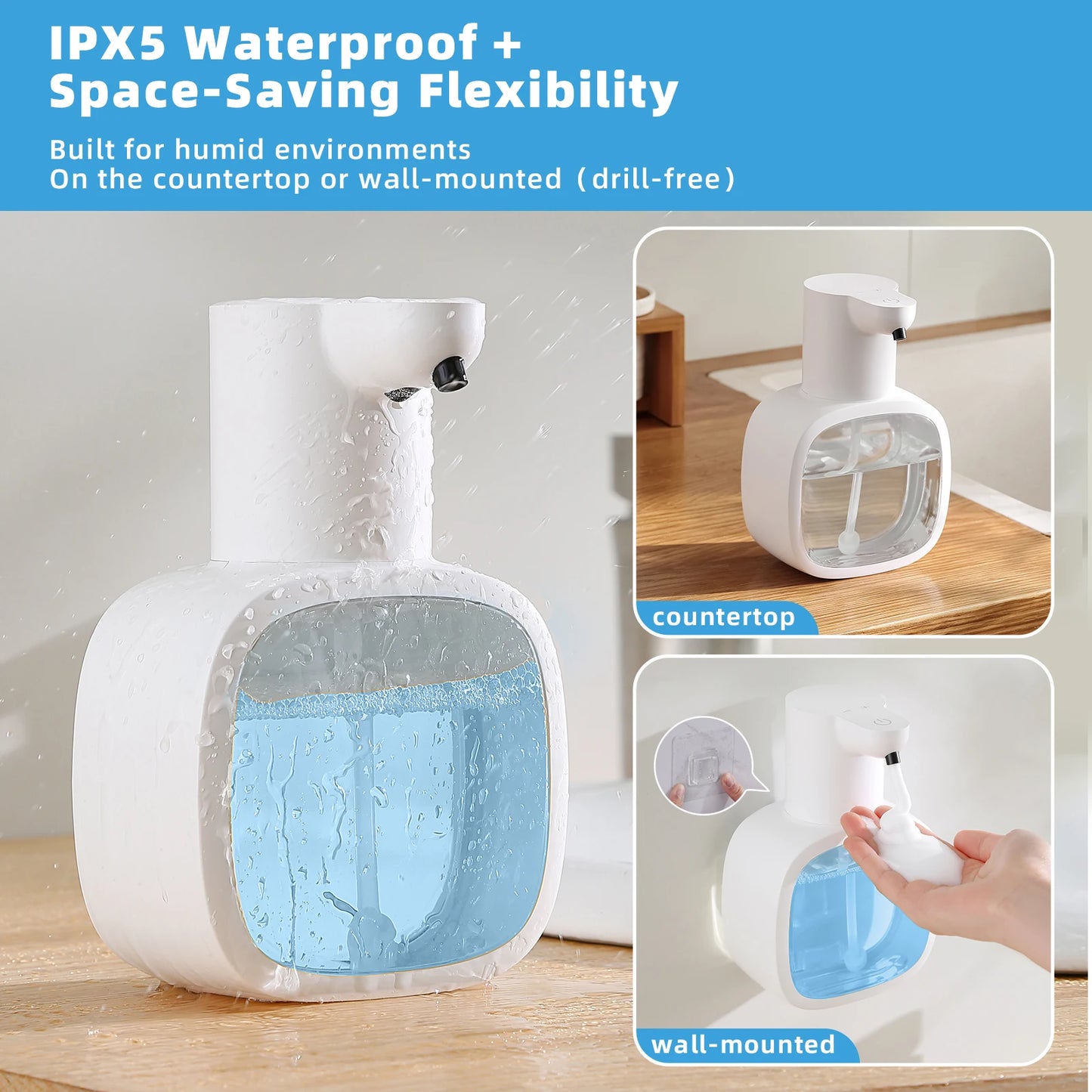 Wall-Mounted Automatic Foam Soap Dispenser 500ml