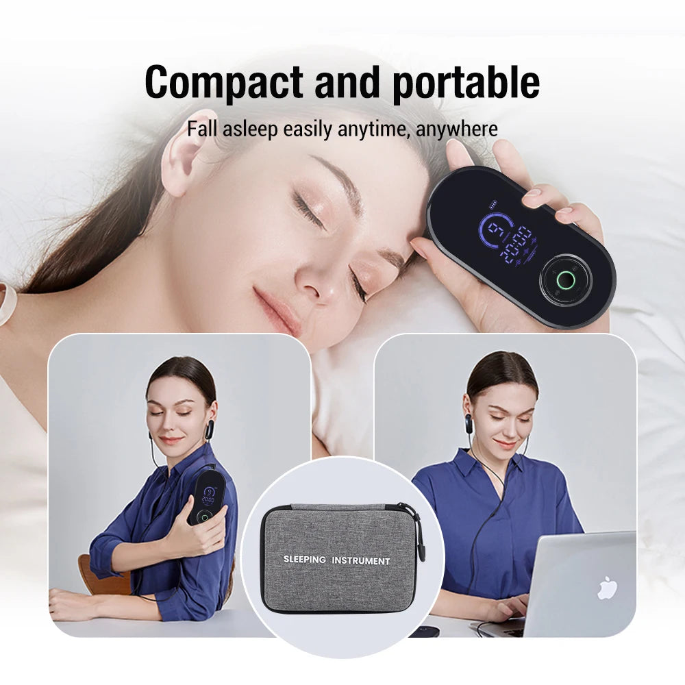 Hailicare CES Sleep Aid – Ear Clip & Handheld for Insomnia & Anxiety Relief