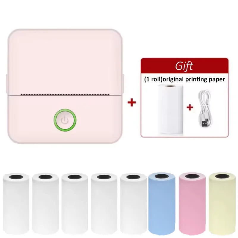 X6 Mini Bluetooth Thermal Printer – Portable Inkless Label & Sticker Printer