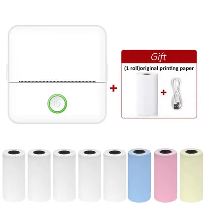 X6 Mini Bluetooth Thermal Printer – Portable Inkless Label & Sticker Printer