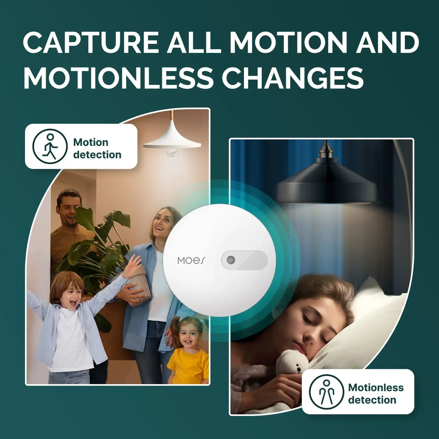 MOES ZigBee Human Presence Sensor Radar Wave Detection