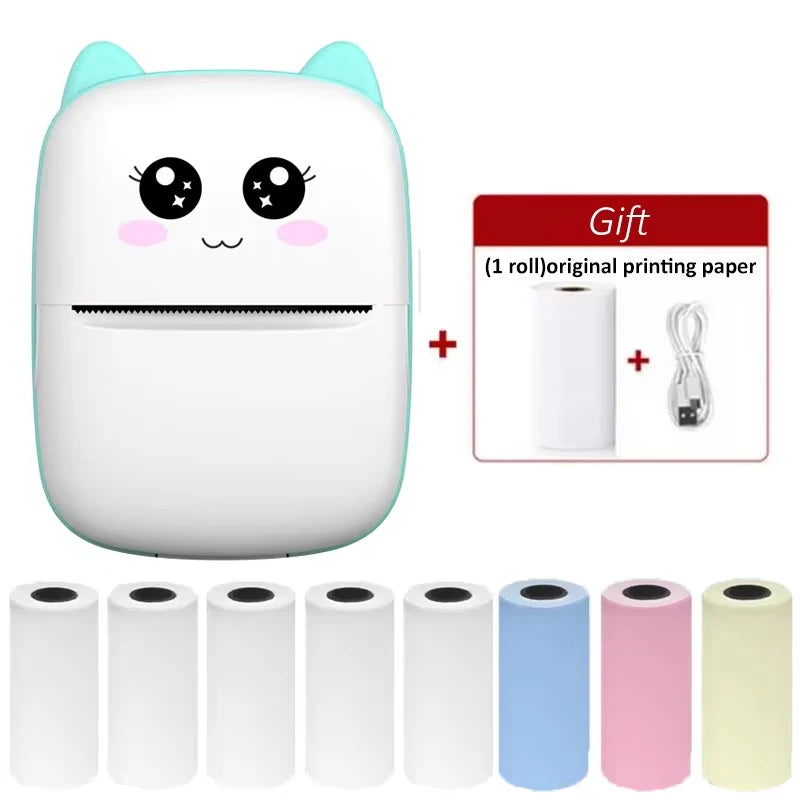 X6 Mini Bluetooth Thermal Printer – Portable Inkless Label & Sticker Printer