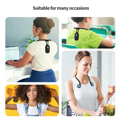 QIUGUO Smart Posture Corrector – Real-Time Vibration Reminder for Adults & Kids