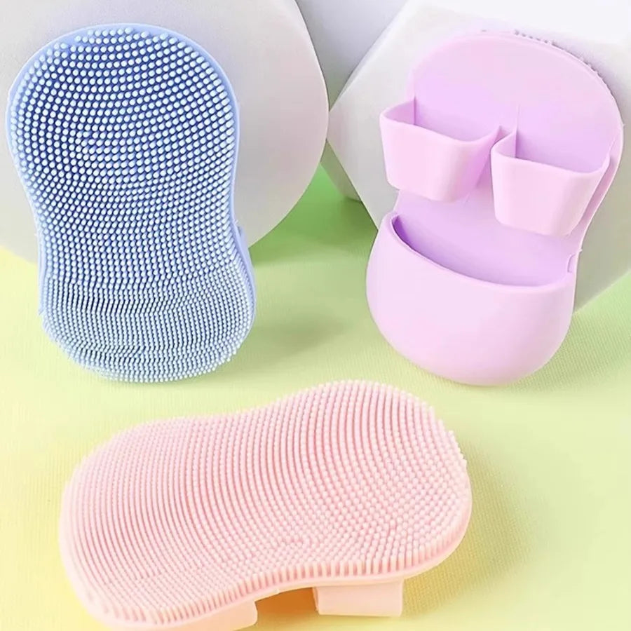 Silicone Face Scrubber Brush with Finger Glove – Deep Pore Cleansing