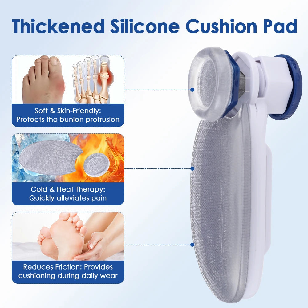 Adjustable Bunion Corrector with Cooling Pad – Orthopedic Toe Straightener