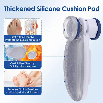 Adjustable Bunion Corrector with Cooling Pad – Orthopedic Toe Straightener