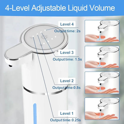 Automatic Touchless Soap Dispenser – USB Rechargeable Infrared Sensor
