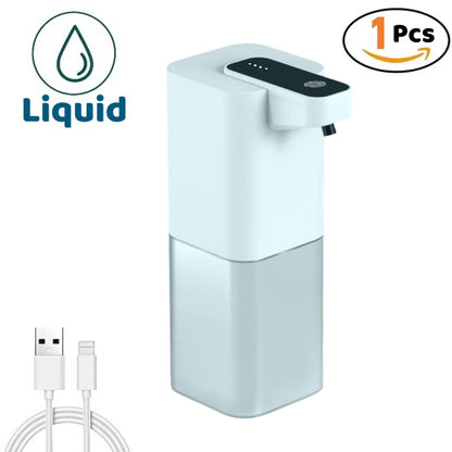 Automatic Touchless Soap Dispenser – USB Rechargeable Infrared Sensor