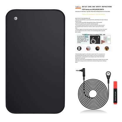 Earthing Grounding Mat – 30×60cm Desk Pad for Better Sleep, Circulation & Pain Relief