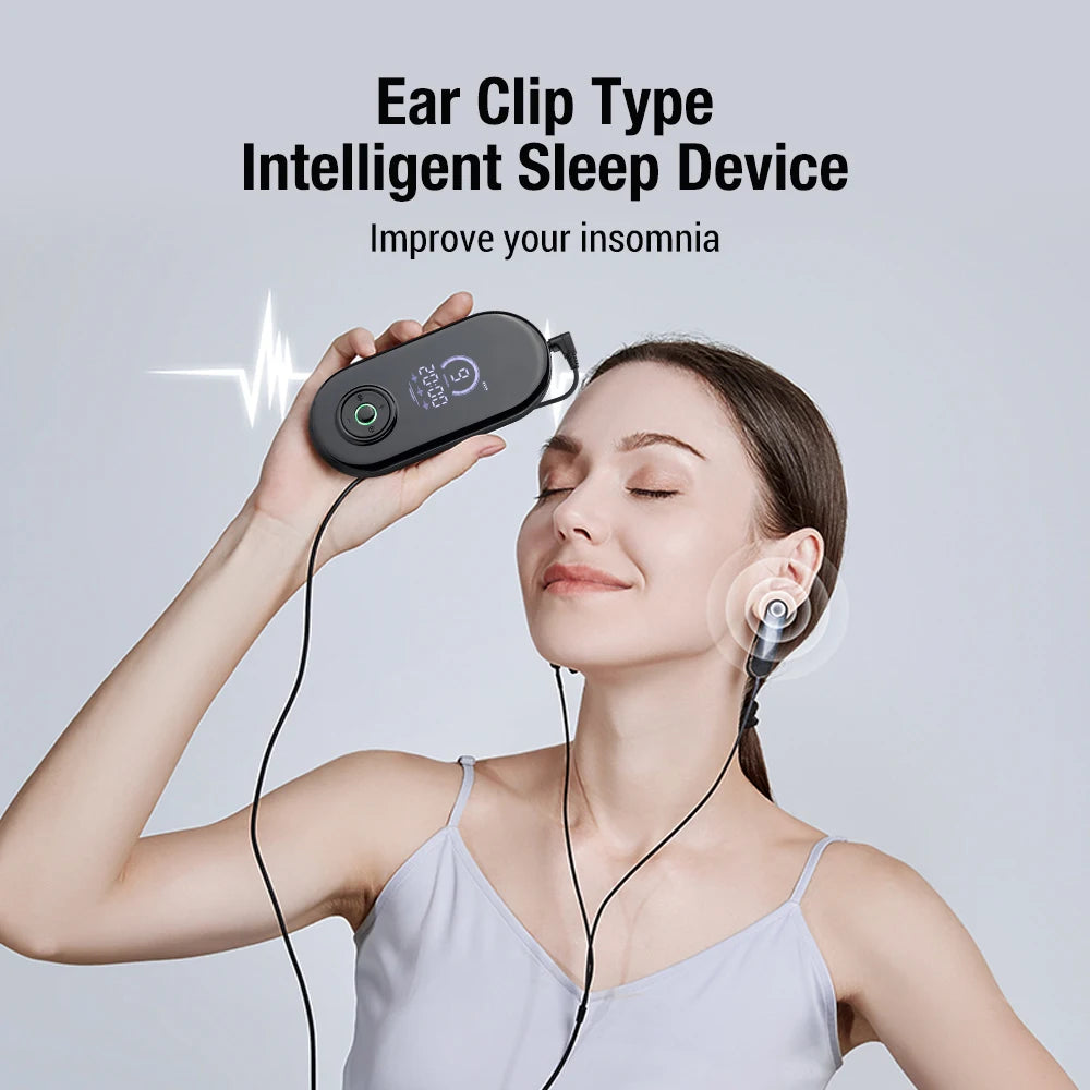 Hailicare CES Sleep Aid – Ear Clip & Handheld for Insomnia & Anxiety Relief