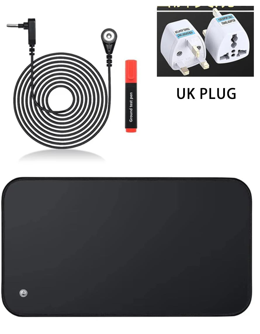 Earthing Grounding Mat – 30×60cm Desk Pad for Better Sleep, Circulation & Pain Relief