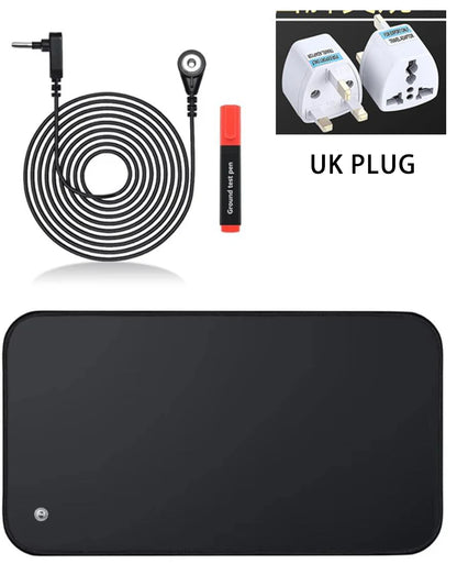 Earthing Grounding Mat – 30×60cm Desk Pad for Better Sleep, Circulation & Pain Relief