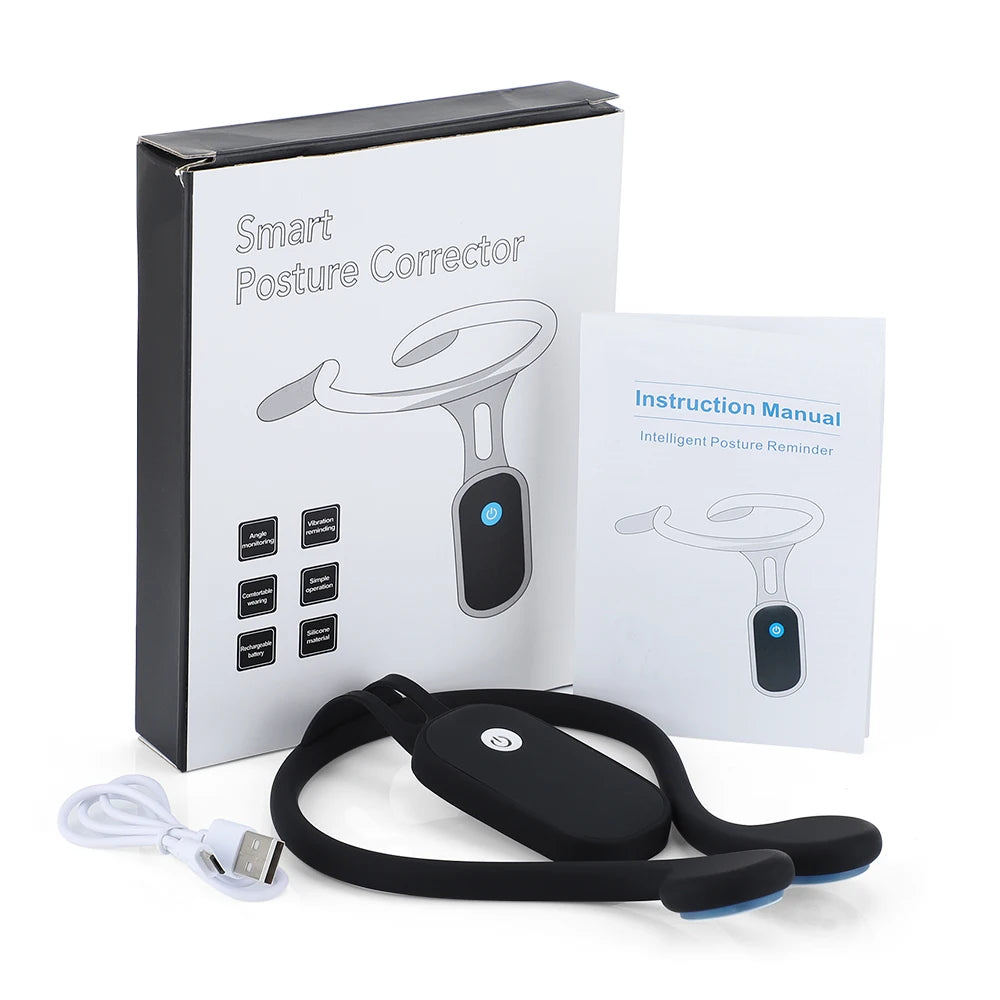 QIUGUO Smart Posture Corrector – Real-Time Vibration Reminder for Adults & Kids