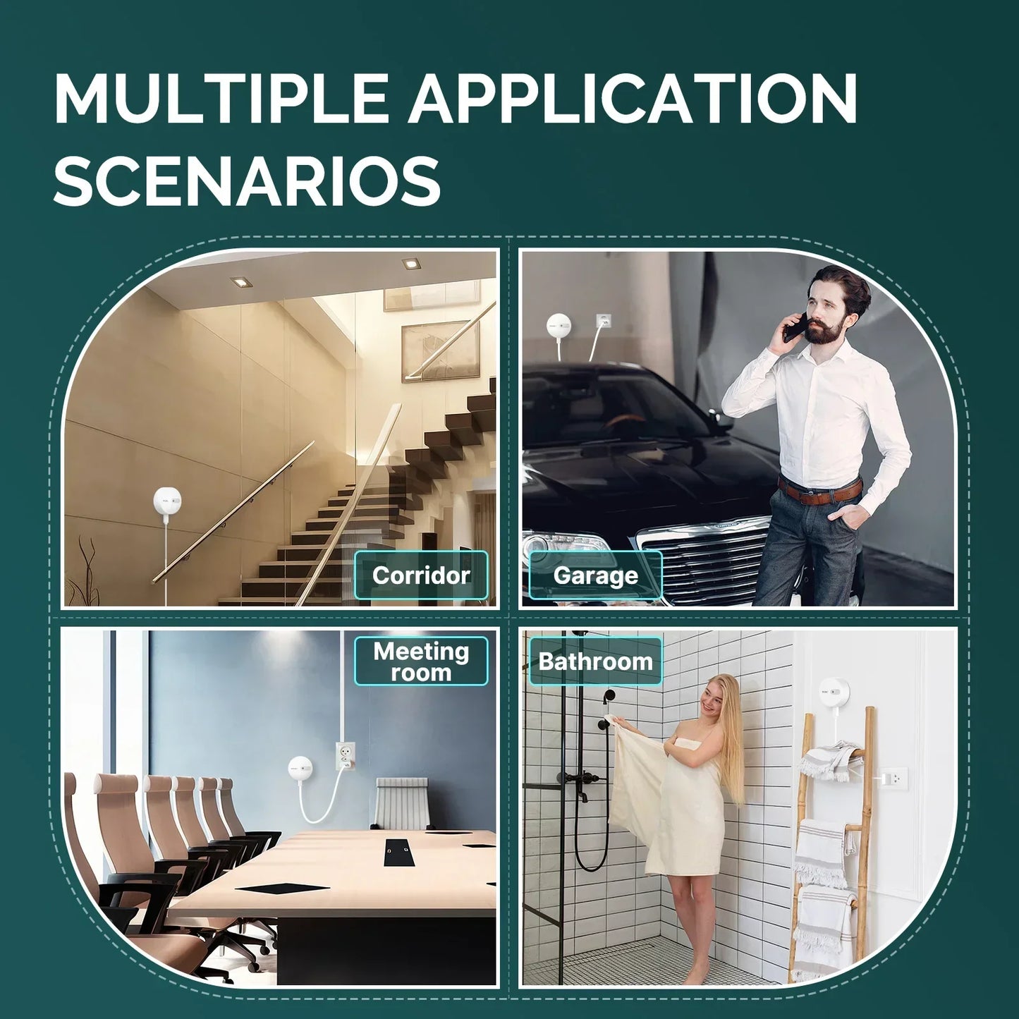 MOES ZigBee Human Presence Sensor Radar Wave Detection