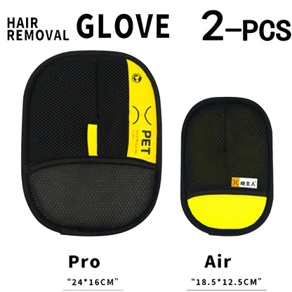 2-in-1 Electrostatic Pet Hair Removal Glove with Lint Roller