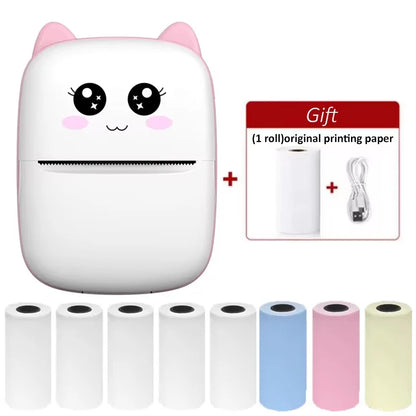 X6 Mini Bluetooth Thermal Printer – Portable Inkless Label & Sticker Printer