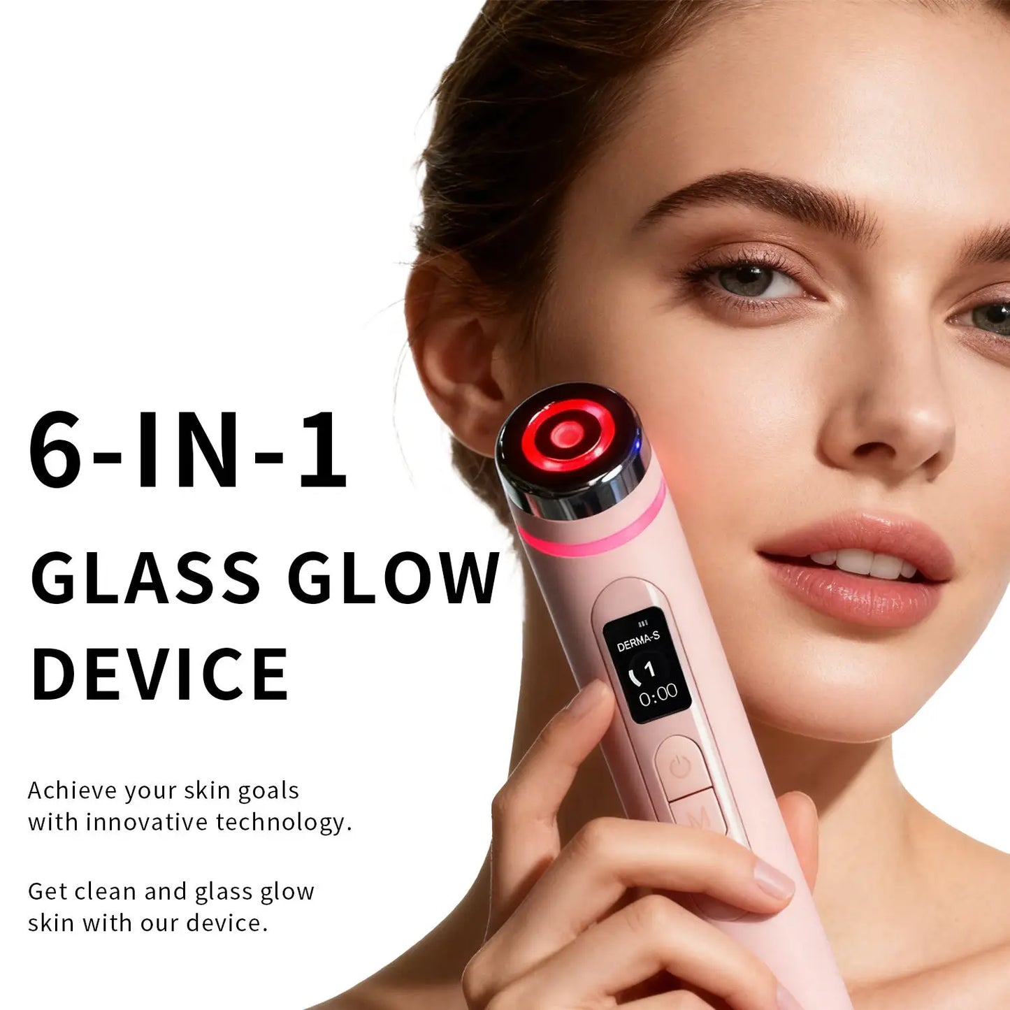Microcurrent Face Massager – LED Skin Tightening & Lifting Device