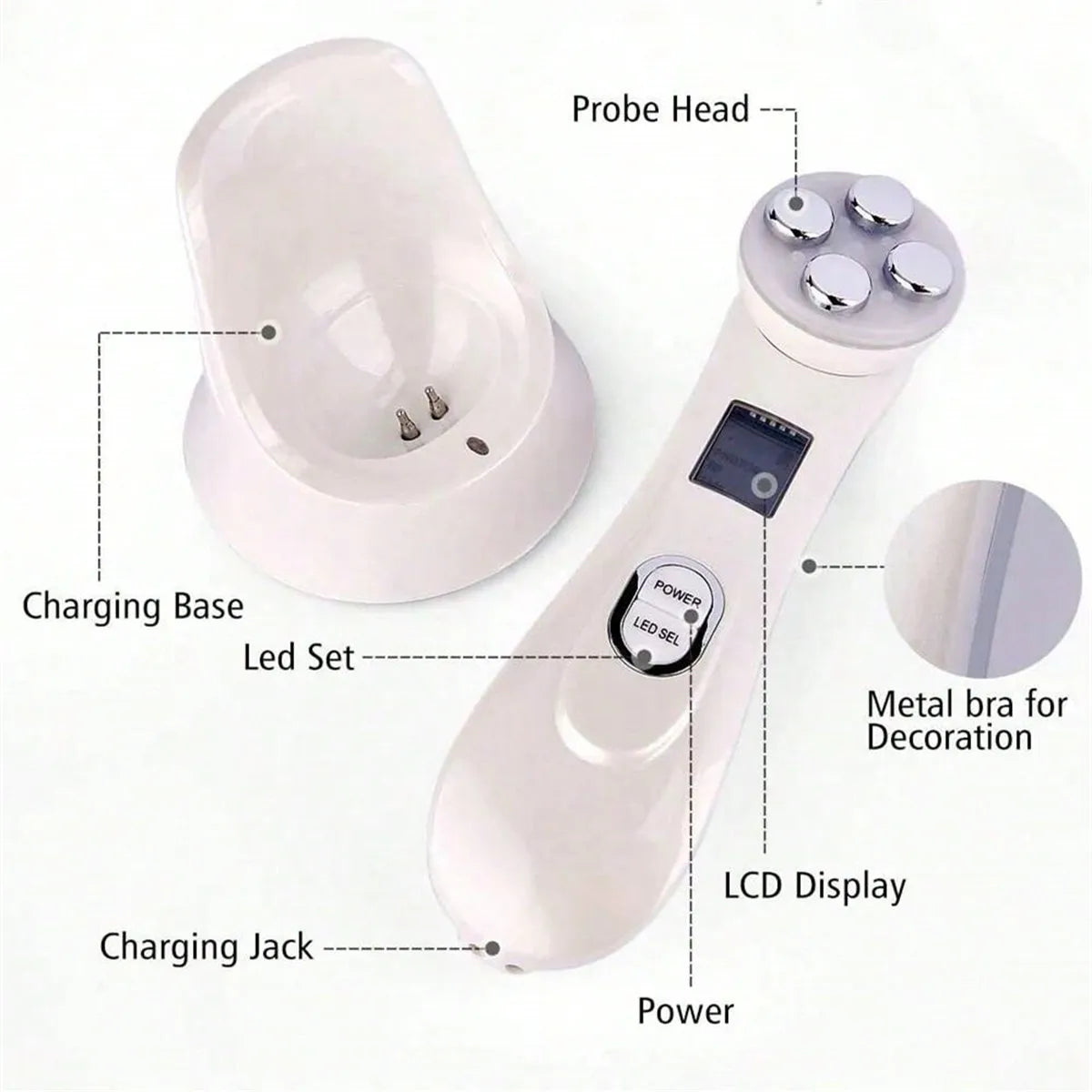 Mini LED Skin Rejuvenation Wand – Photon Face Care Device