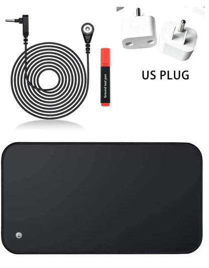 Earthing Grounding Mat – 30×60cm Desk Pad for Better Sleep, Circulation & Pain Relief