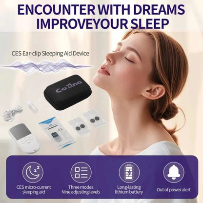 HLKGO CES Wearable Sleep & Anxiety Relief Device – Vagus Nerve Stimulator Ear Clip
