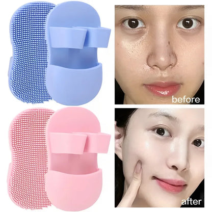 Silicone Face Scrubber Brush with Finger Glove – Deep Pore Cleansing