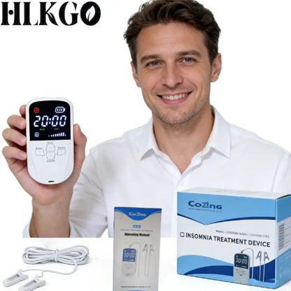 HLKGO CES Wearable Sleep & Anxiety Relief Device – Vagus Nerve Stimulator Ear Clip