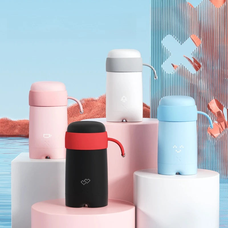 ZELU Smart Water Bottle with APP Hydration Tracker – Vacuum Insulated Stainless Steel