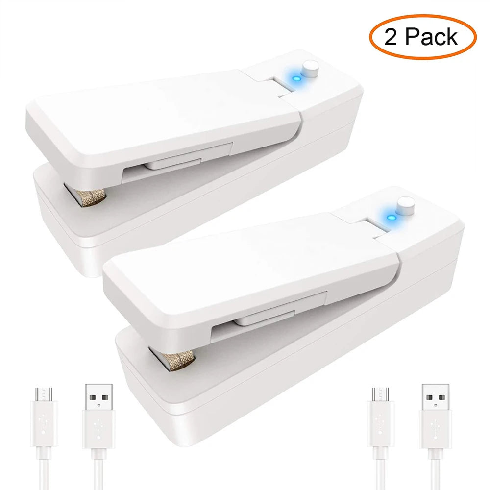2-in-1 Rechargeable Mini Bag Heat Sealer & Cutter