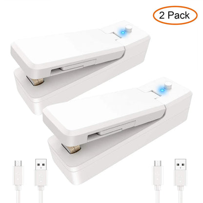 2-in-1 Rechargeable Mini Bag Heat Sealer & Cutter