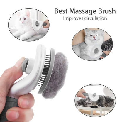 Pet Hair Remover Brush for Dogs & Cats Grooming